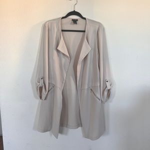 Open Front Duster Jacket